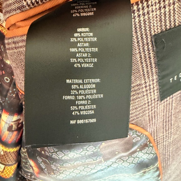 Ted Baker Classic Checkered Blazer - Picture 3 of 3